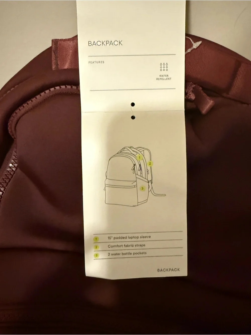 N/A pocket minimalist zip